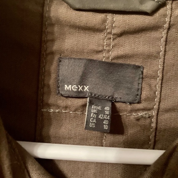 MEXX Military Green Jacket sz 10 - Picture 3 of 7